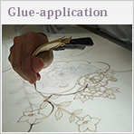 Glue-application